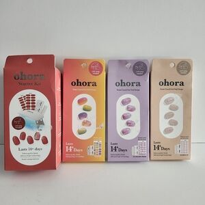 Ohora Starter Kit & Nail Strips Set - Pastel, Unicorn Dream, Dress Up